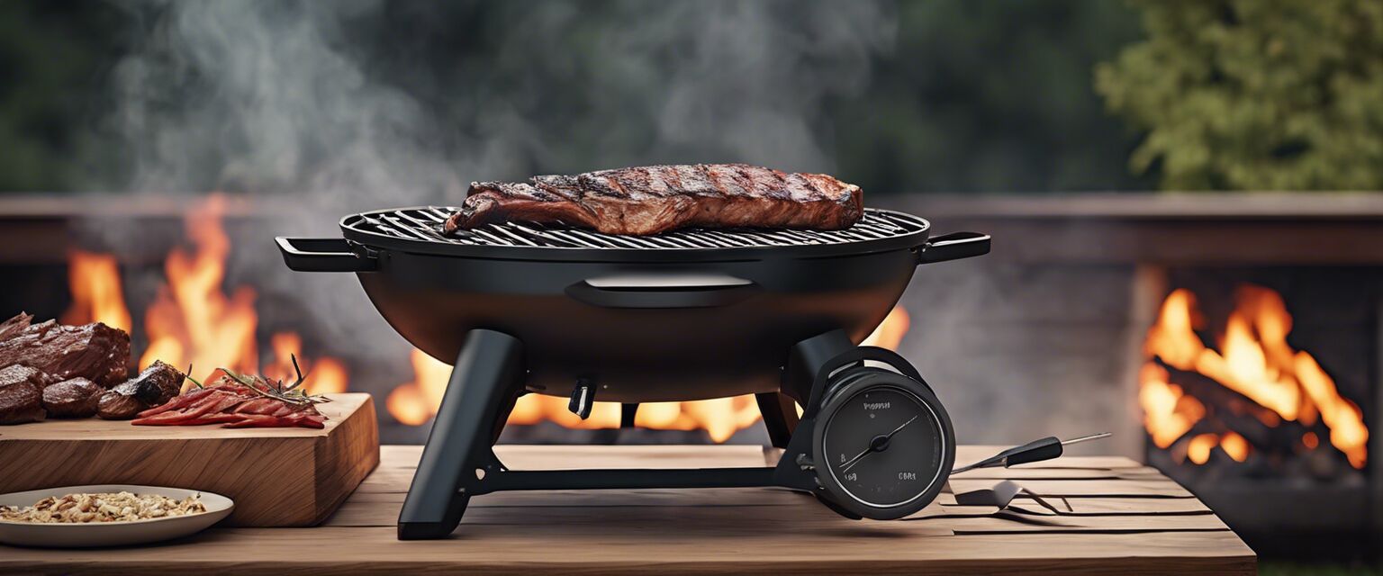 Smoking and Low-and-Slow Cooking Setup